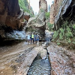 Camp area, water canyon hike