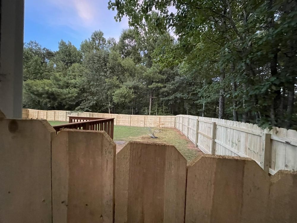 Slide of Cross Fence Construction
