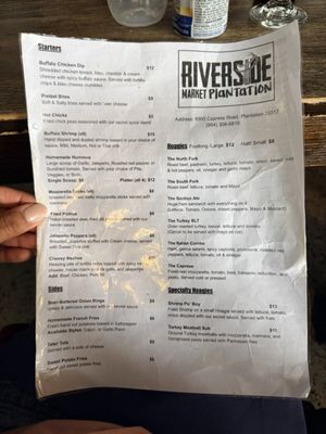 Menu photo 1 Riverside Market Plantation Plantation, FL Menu photo 1 Riverside Market Plantation Plantation, FL