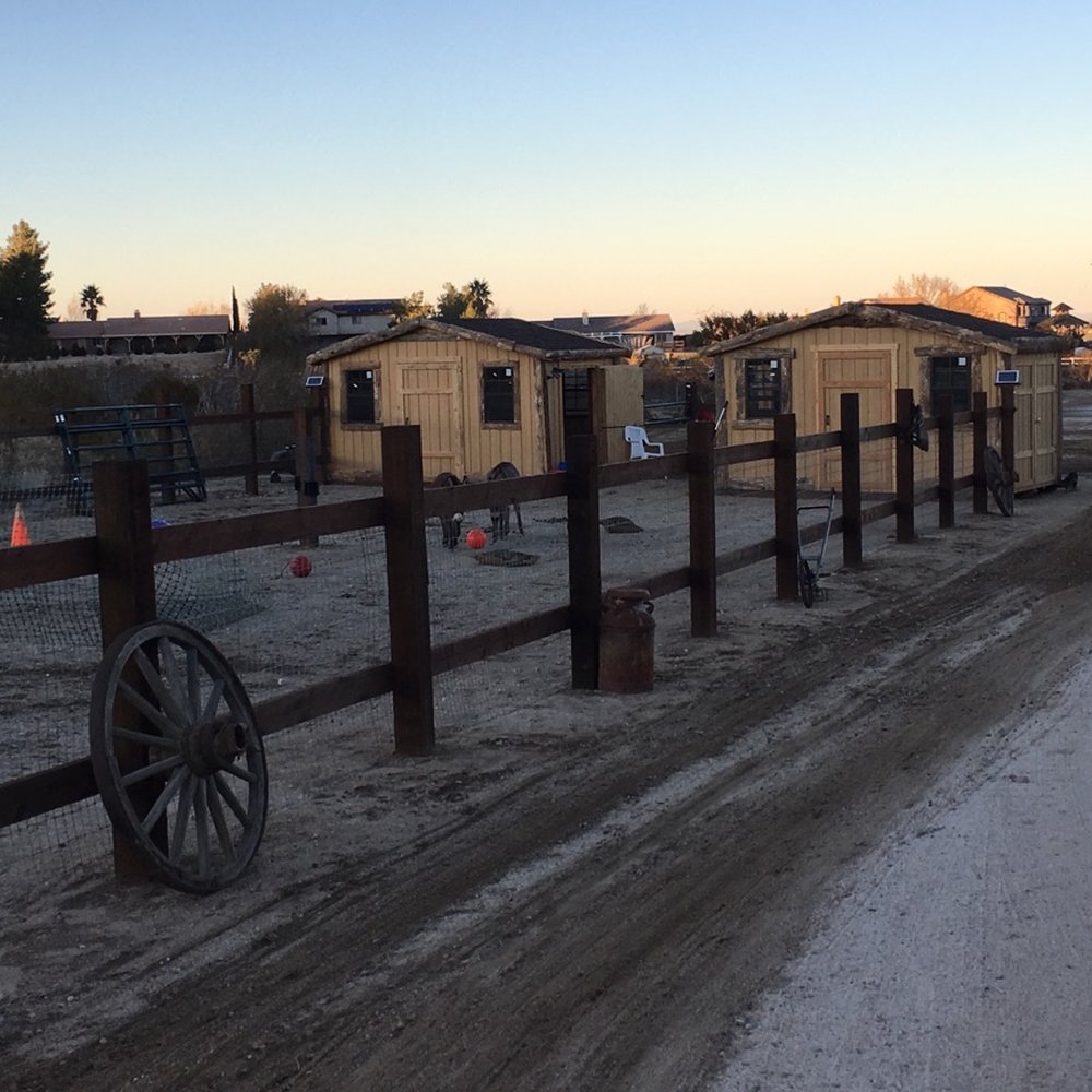 Shed World - This is the back of the units that are inside the donkey corral area. - Sheds & Outdoor Storage Near Me - Oak Hills, California Shed World - This is the back of the units that are inside the donkey corral area. - Sheds & Outdoor Storage Near Me - Oak Hills, California