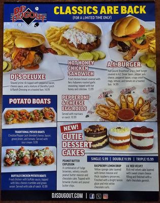 Menu photo 1 DJ's Dugout Bellevue, NE