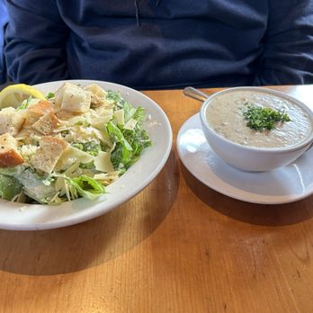 Front Street Grill - Side Caesar Salad & chefs chowder. Both were fantastic! - New American Near Me - Coupeville, Washington Front Street Grill - Side Caesar Salad & chefs chowder. Both were fantastic! - New American Near Me - Coupeville, Washington