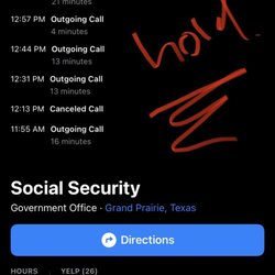 Social Security Administration - Proof that they're not answering or answering and not saying shït!