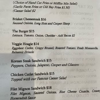 Mifflin Tavern - TheCheesesteakLife.com - New American Near Me - Philadelphia, Pennsylvania
