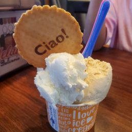 Mascarpone and honeycomb gelato
