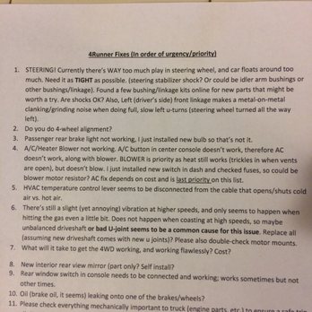 Hank's Auto Service - List of fixes for 4Runner - Auto Repair Near Me - Lomita, California Hank's Auto Service - List of fixes for 4Runner - Auto Repair Near Me - Lomita, California