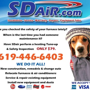 1. SDair Heating and Air Conditioning