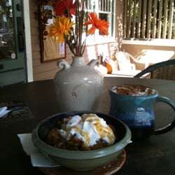 Craftsman House Gallery & Cafe - Pumpkin Bread Pudding, Chai Latte, Wonderful way to spend a Friday afternoon!!!
