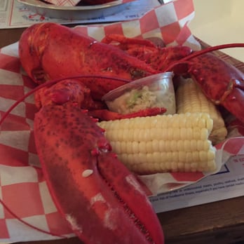 Red Hook Lobster Pound - Wednesday's lobster dinner special: 1&1/2 lb lobster with corn, potatoes and slaw - Seafood Near Me - Brooklyn, New York Red Hook Lobster Pound - Wednesday's lobster dinner special: 1&1/2 lb lobster with corn, potatoes and slaw - Seafood Near Me - Brooklyn, New York