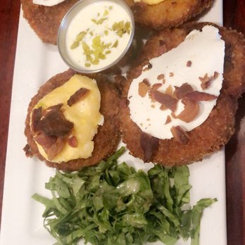 Hops Burger Bar - Fried green tomatoes - Burgers Near Me - Greensboro, North Carolina
