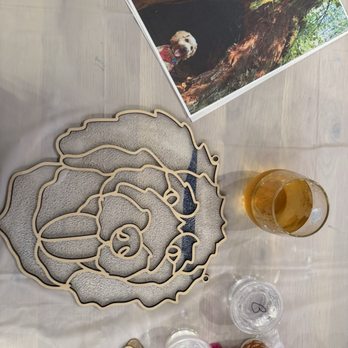 Wine & Design - The beginning of Pet Resin Pour Workshop - Paint & Sip Near Me - Snohomish, Washington Wine & Design - The beginning of Pet Resin Pour Workshop - Paint & Sip Near Me - Snohomish, Washington