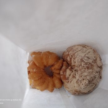 County Donuts - or two? Apple Cinnamon and a Cruller - Bakeries Near Me - Schaumburg, Illinois