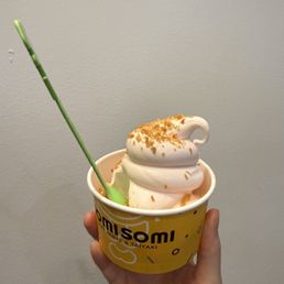 Sakura berry soft serve Sakura berry soft serve