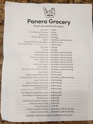 Menu photo 7 Panera Bread Henderson, NV Menu photo 7 Panera Bread Henderson, NV
