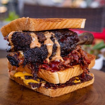 Smoke & Fire Social Eatery - Say hello the highlight of 2021! The MAC RIB sandwich includes everything but the kitchen sink! - Comfort Food Near Me - Paramount, California