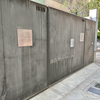 Biddy Mason Park - Wall featuring history of Bridget "Biddy" Mason, a slave brought to California who petitioned for her freedom and became an entrepreneur. - Parks Near Me - Los Angeles, California Biddy Mason Park - Wall featuring history of Bridget "Biddy" Mason, a slave brought to California who petitioned for her freedom and became an entrepreneur. - Parks Near Me - Los Angeles, California