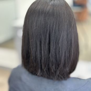 Ashley Hair Studio - Before digital perm - Hair Stylists Near Me - Fullerton, California