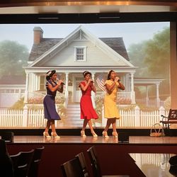 Stage Door Canteen - The performers of the Victory Belles Show.