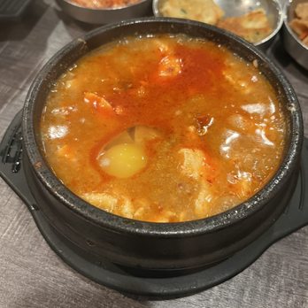 Kaju Soft Tofu - 15. Seafood & Beef Tofu Soup - Korean Near Me - Irvine, California Kaju Soft Tofu - 15. Seafood & Beef Tofu Soup - Korean Near Me - Irvine, California