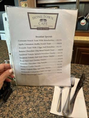 Menu photo 1 Hometown Cafe East Islip, NY Menu photo 1 Hometown Cafe East Islip, NY