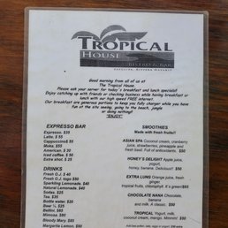 Breakfast drink menu - Jan 2020 Breakfast drink menu - Jan 2020