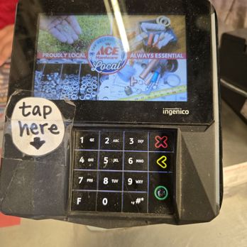 Davis Ace Hardware - SUPER sensitive card reader. Be careful! - Hardware Stores Near Me - Davis, California