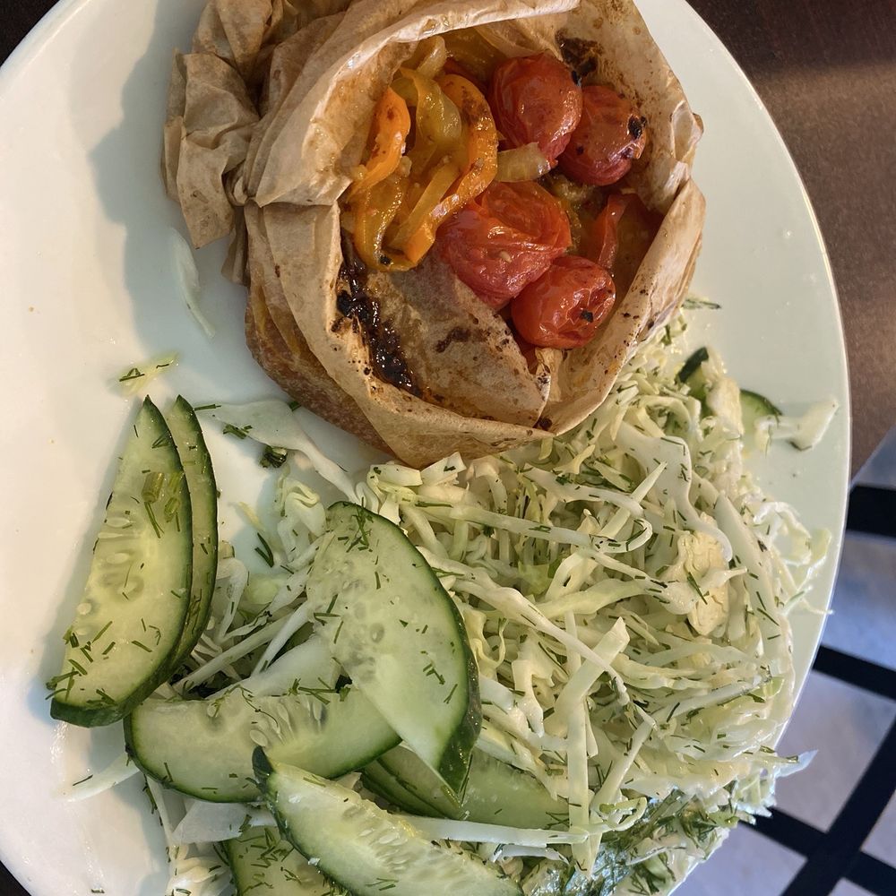 Olesya's Kitchen - Fish and cabbage salad. - Ukrainian Near Me - Columbus, Indiana Olesya's Kitchen - Fish and cabbage salad. - Ukrainian Near Me - Columbus, Indiana