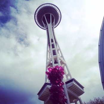 Space Needle - Picture from glass museum - Landmarks & Historical Buildings Near Me - Seattle, Washington Space Needle - Picture from glass museum - Landmarks & Historical Buildings Near Me - Seattle, Washington