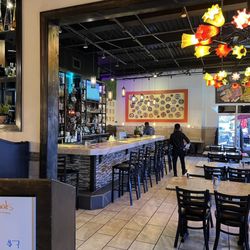 Interior with bar