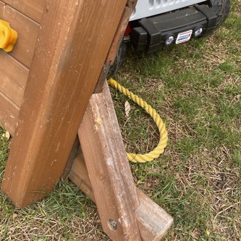 Rainbow Play Systems - All of these angle pieces looked old and used - Outdoor Gear Near Me - San Antonio, Texas
