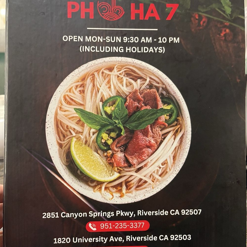 Pho Ha #7 - Vietnamese Near Me - Riverside, California Pho Ha #7 - Vietnamese Near Me - Riverside, California