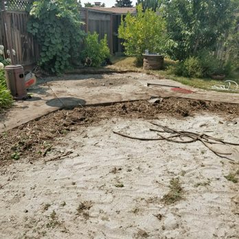 Sandoval Concrete - you can see why so much sand and weeds were surfacing in between the pavers ! Its all gone now. - Masonry/Concrete Near Me Sandoval Concrete - you can see why so much sand and weeds were surfacing in between the pavers ! Its all gone now. - Masonry/Concrete Near Me