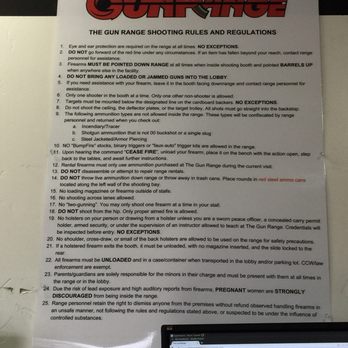The Gun Range - The rules - Gun/Rifle Ranges Near Me - North Highlands, California The Gun Range - The rules - Gun/Rifle Ranges Near Me - North Highlands, California