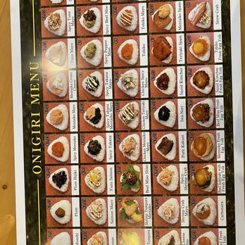 Onigiri Onibe - Menu - Japanese Near Me - Honolulu, Hawaii
