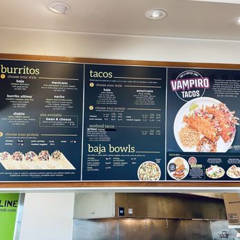 Baja Fresh Mexican Grill - Menu 05.09.24 - Mexican Near Me - Arvin, California