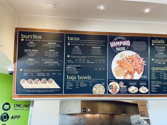 Menu photo 1 Baja Fresh Mexican Grill Arvin, CA