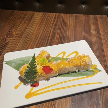 KanaHashi - American Dream roll with Rock shrimp inside wrapped with soy bean paper with lobster salad on top - Japanese Near Me - Brooklyn, New York KanaHashi - American Dream roll with Rock shrimp inside wrapped with soy bean paper with lobster salad on top - Japanese Near Me - Brooklyn, New York