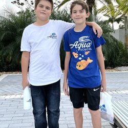 Aqua School students