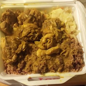 Flames Restaurant II - Curry chicken - Caribbean Near Me - Boston, Massachusetts