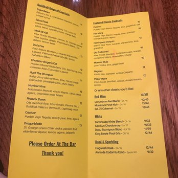 GuildHall - Drink Menu - Beer Bar Near Me - Burbank, California