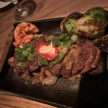 Bond ST - "Medium" Wagyu skirt steak ($48 - it was more on the medium rare to rare side) - Sushi Bars Near Me - New York, New York Bond ST - "Medium" Wagyu skirt steak ($48 - it was more on the medium rare to rare side) - Sushi Bars Near Me - New York, New York