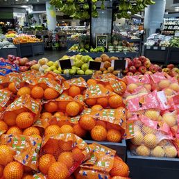 colorful produce section