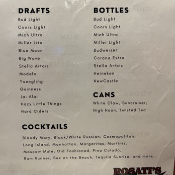 Rosati's Pizza Pub Authentic Chicago Pizza - Drinks - Pizza Near Me - Apopka, Florida