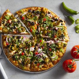 Curry Veggie Delight Pizza Curry Veggie Delight Pizza