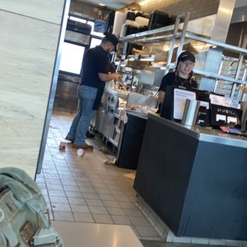 Chipotle Mexican Grill - messy floors - Fast Food Near Me - Pullman, Washington