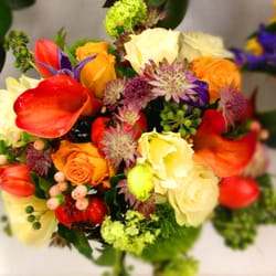 Green Wood Flowers & Orchids