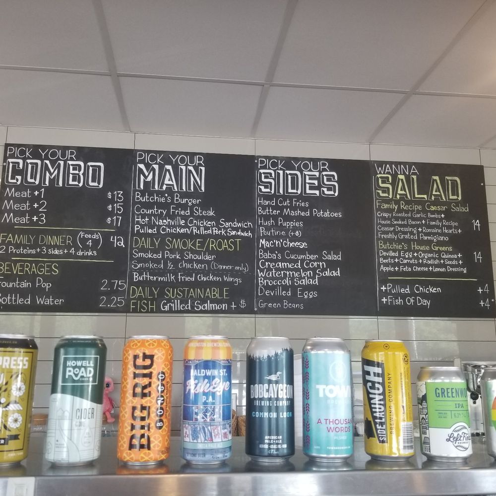 Butchies - Menu board - Salad Near Me - Whitby, Ontario Butchies - Menu board - Salad Near Me - Whitby, Ontario