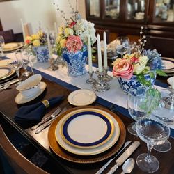 Dapper Flowers - Spring silk floral arrangements and tablescape