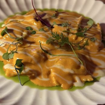 The Red Room - Shrimp ravioli - Speakeasies Near Me - Costa Mesa, California The Red Room - Shrimp ravioli - Speakeasies Near Me - Costa Mesa, California