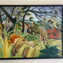 Framer vs Framer - This was an oil painted canvas. Beautifully framed.